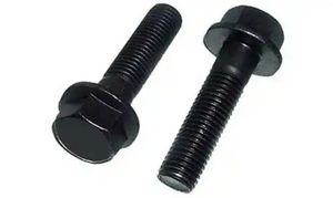 Black Zinc Plated Carbon Steel Flange Bolts