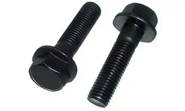 Black Zinc Plated Carbon Steel Flange Bolts