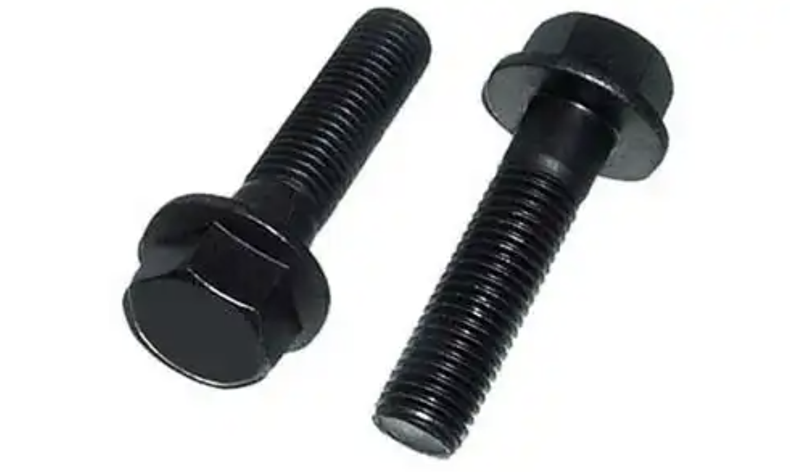 Black Zinc Plated Carbon Steel Flange Bolts